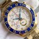 Swiss Copy Rolex Yachtmaster II 7750 Watch Yellow Gold Blue Ceramic (4)_th.jpg